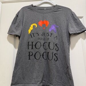 Gray Hocus Pocus Graphic T-Shirt